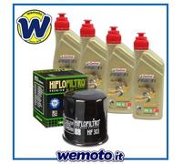 Kit Cambio Aceite CASTROL 10W40 Filtro Para Moto Honda VFR 800 Fi-Y 2000