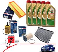 Kit Cambio Aceite Castrol EDGE 5W30 5LT Bosch VW Golf 5 1.9 TDI Filtro