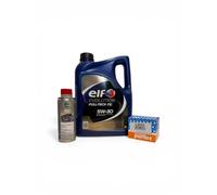 Kit Cambio Aceite Completo: ELF Evolution Full-Tech FE 5W-30 5L + Tunap 957 Limpiador Motor 200ml + Filtro Aceite Purflux LS933 - Compatible Renault, Dacia, Nissan RN0720