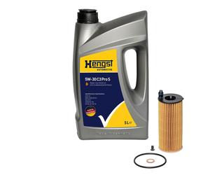 Kit Cambio De Aceite Para Inspección Con Aceite HENGST FILTER Para u.a. BMW 3er