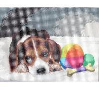 KIT CANEVAS CHIOT JOUETS