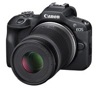 Canon EOS R100 + RF-S 18-45mm F4.5-6.3 IS STM + RF-S 55-200mm F5-7.1 IS STM Kit MILC 24,1 MP CMOS 6000 x 4000 Pixeles Negro