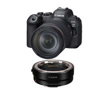 Kit Canon EOS R6 II RF 24-105 mm IS USM + adaptador de montura EF-EOS R nuevo