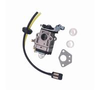Kit Carbu Kit de carburador para desbrozadora de 52 cc, 49 cc y 43 cc con junta, manguera, bujía, filtro de gasolina, piezas de repuesto(WHITE)