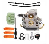 Kit carburador 506450501 compatible con para motosierras Jonsered 435 440 135 140 CS2240, repuesto para C1T-EL41A con filtro de aire, filtro de combustible, bujía y herramienta