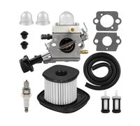 Kit Carburador BG86 con para filtro Aire para Sopladora SH86C BG86Z Repuesto 4241 120 0616 para zama Línea Combustible Bujía Kit Completo 12 Piezas Metal