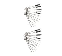 Kit Carburador Cepillo Limpieza Carbono Carburador Coche Y Motocicleta, Herramientas Aguja Limpiador Chorro Suciedad Elimina 10 Agujas Limpieza Y 5 Kits Herramientas Filtro De Aire ( Color : 2Pcs )