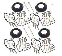 Kit Carburador Moto Compatible Con VFR750F 1994 1995 1996 1997 Kit Reconstrucción Vacío Diafragma Émbolo Flotador Combustible Carburador Motocicleta(B)