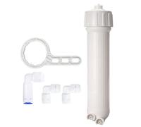 Kit carcasa para membrana ósmosis inversa 1812, membranas ósmosis inversa 50/75/100 GPD, con accesorios, para sistemas ósmosis inversa agua fabricación casera