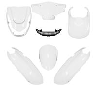 Kit carenado P2R para Scooter Peugeot 50 Kisbee 2010 a 2017 6 piezas/blanco brillante