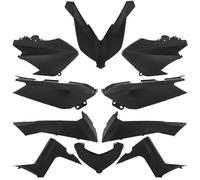 Kit Carenado P2R para Scooter Yamaha 125 X-Max 2014 a 2017 10 piezas negro mate