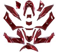 Kit carenado rojo candy brillante para scooter Honda 125 PCX después de 2021