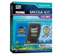 Fluval Kit Carga Mantenimiento para Filtro Mochila para Acuario AquaClear AC20