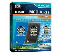 Kit Carga Mantenimiento para Filtro Mochila para Acuario Fluval AquaClear AC30