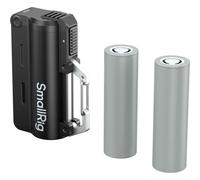 Kit de cargador SmallRig 6091 con 2 baterías 21700 de 5000 mAh, color negro.