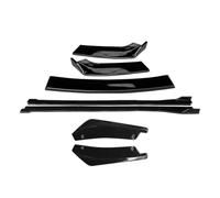 Kit Carrocería Coche Divisores Parachoques Delantero Alerón Faldones Laterales Extensiones Envoltura Trasera Ángulo para X1 F48 2020 2021 2022 Difusor(Gloss Black)