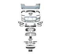 Kit Carrocería Parachoques Delantero para Quattroporte para Trofeo Lámpara Trasera Mejorada Parachoques Delantero Trasero Labio Parrilla Alerón Faro Luces Traseras(Body Kit)