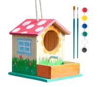 Kit casa para pájaros Pintura Y Decoración Natural sobre Madera