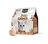 Kit Cat | Arena Vegetal para Gatos 2,5 kg - Aglomerante con Café, Guisante y Yuca, Control de Olores, 99,9% Sin Polvo, Biodegradable, Desechable en el Inodoro