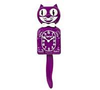 Kit Cat Klock - Reloj con diseño de Gato Vestido como un Caballero, Color Cereza (“Boysenberry”)