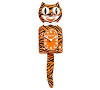 KIT CAT Klock Reloj de Pared con diseño de Tigre de Bengala, colección de Mascotas exóticas, Reloj de Pared con Ojos y Cola móviles, Hecho en Estados Unidos, decoración del hogar, Regalo