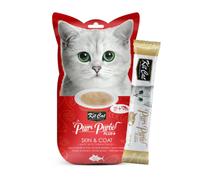 Kit Cat PurPuree Plus Skin & Coat Atún Snack para gatos