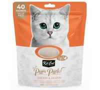Kit Cat PurrPurée Value Pack Pollo y Salmón para Gatos 600 gr