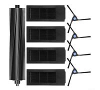 Kit Cepillos Laterales y Goma para Ecovacs para deebot X2 Pro - Filtros Alta Eficiencia Profunda Mascotas 9 Unidades