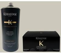 Kit Chronologiste : Masque 200ML + Perles Vital 50ML + Bain 1000ML Kérastase