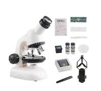 Kit científico para microscopio, kits científicos para con microscopio | Kit científico educativo Luz LED integrada,Kit de microscopio científico para, juguete del proyecto Stem, Kits científicos