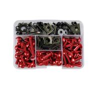 Kit Clips 177 Tornillos Para Carenado De Motocicleta Para Para Ninja 1000 Para 250R 300 400 Kit Tuercas Pernos Para Parabrisas Tornillos Pernos Carenado Moto