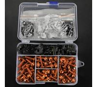 Kit Clips Juego De Tornillos Para Parabrisas Motocicleta Para YAMAHA DT200 DT125RR DT125R DT125RE DT125RL DT125LC Carrocería Tornillos Pernos Carenado Moto