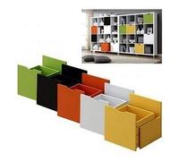 Kit Closet 2020465051 - cajón kubox, negro, 33 x 33 x 29