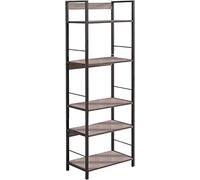 Kit Closet 2150033002 - estantería de metal kala 52 cm, café - negro/madera, 52 x 30 x 150