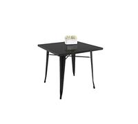 Kit Closet 5020519040 - mesa café de metal, negro, 75 x 80 x 80