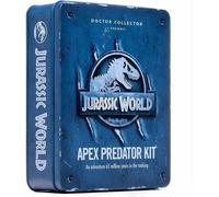 Doctor Collector Jurassic World Apex Predator Kit, Edición de Colección Oficial con Accesorios exclusivos en Caja de Metal