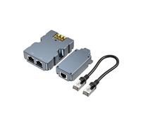 Kit Combinado de Adaptador de Antena Parabólica A RJ45 de 48 V CC para Starlink Flat, Inyector PoE Gigabit de 320 W de Alto Rendimiento