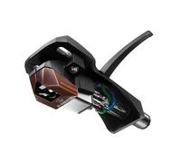 Kit combinado de cabezal y cartucho para tocadiscos Audio-Technica AT-VM95SH/H, color marr n