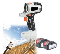 Kit combinado de energía inalámbrica, juego de herramientas multifuncionales 10 en 1, 2 baterías de 6.0 Ah y caja, para proyectos de bricolaje versátiles, hogares y jardines