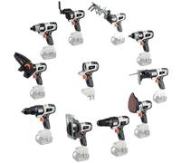 Kit combinado de herramientas eléctricas para carpintería, taladro de impacto 10 en 1, llave eléctrica, sierra circular y más, juego completo de bricolaje para proyectos y reparaciones en el hogar