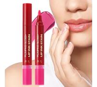 Kit combinado de para labios y labios - Juego de doble cabeza con brillo de labios | Tratamiento hidratante y nutritivo para mujeres