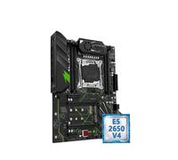 Kit Combinado de Placa Base MR9A Pro X99 con CPU E5 2650 V4 y Conjunto de Memoria DDR4 de 32 GB, Cuatro ATX(Motherboard+CPU)