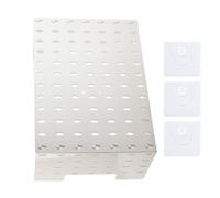 Kit Combinado de Tablero Perforado, Calentador de Agua a Gas, Cubierta Protectora para Tuberías, Estante de Almacenamiento Minimalista y Resistente para Cocina, Oficina, (L)