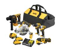 Kit combo dewalt 12v dck611p1d2 (dch072 + dcs512 + dcd701 + dcf801 + d