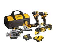 Kit combo dewalt 18v dck502p3, 5 herramientas, 3x5.0ah, incluye taladr