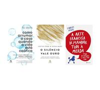Kit Como arrumar + O silêncio vale + A arte francesa de mandar tudo à 2