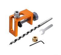 Kit compacto de plantilla de agujero de bolsillo para posicionamiento rápido y carpintería precisa, incluye abrazadera y broca