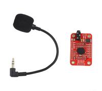 Kit compacto de reconocimiento de voz para dispositivos portátiles para | Soporta 80 comandos de voz, 1500 ms de duración, reconocimiento de palabras individual/doble, interfaz UART