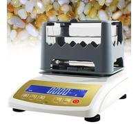 Kit completo de analizador de metales preciosos y probador de densidad, máquina digital de prueba de pureza de oro, capacidad de 1200 g, precisión de 0.01 g para pruebas precisas de metales todo en