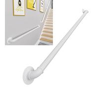 Kit completo de barandilla de hierro forjado blanco de 1 a 20 pies, para escaleras interiores y escalones al aire libre, seguridad duradera de 3 pies